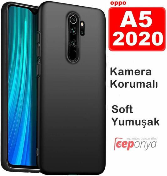 Oppo A5-A9 2020 Kamera Korumalı Soft Esnek Kalite Silikon Kılıf