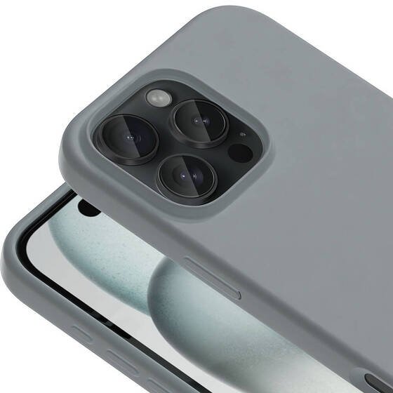 Apple iPhone 16 Pro Max Kılıf Magsafe Şarj Özellikli Sıvı Teknolojili Silinebilir Sert Kivi Kapak