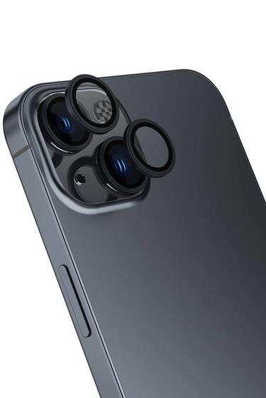 iPhone 15 Uyumlu CL-13 ​​​​Ultra İnce Kamera Lens Koruyucu