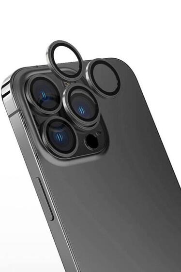 iPhone 15 Pro Uyumlu CL-13 ​​​​Ultra İnce Kamera Lens Koruyucu