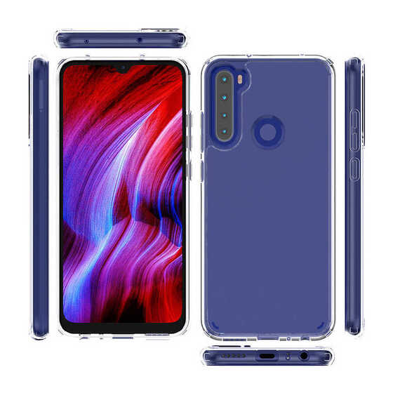 Xiaomi Redmi Note 8 Darbe Emici Kamera Kor. Antişok Şeffaf Kılıf