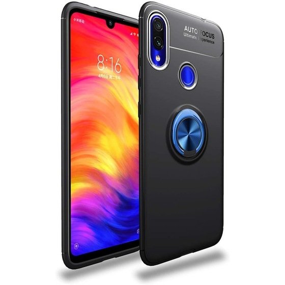 Samsung Galaxy M20 Stantlı Yüzüklü Manyetik Kaliteli Ravel Kılıf