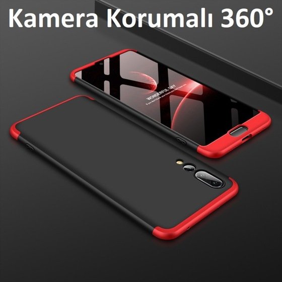 Huawei P20 Pro Kılıf Zore Kamera Korumalı 360 Tam Koruma Ays