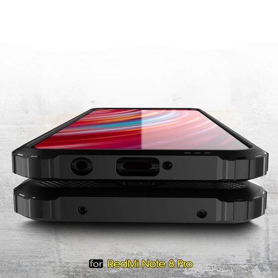 Xiaomi Redmi Note 8 Pro Armor Hybrid Zırh Kılıf