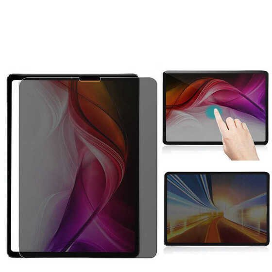 Apple New iPad Pro 12.9 2018 Privacy Hayalet Tablet Cam Ekran Koruyucu