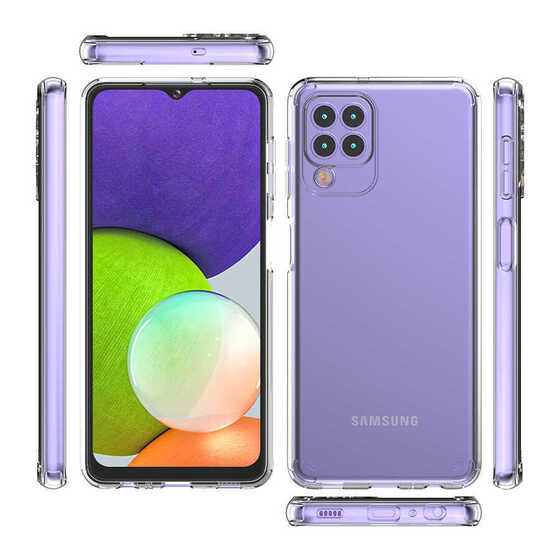 Galaxy M32 Kılıf Şeffaf Lüx Ultra Koruma Silikon