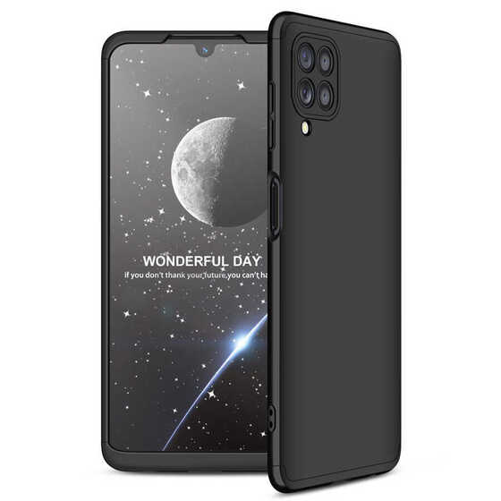 Galaxy M22 Kılıf Kamera Çıkıntılı 360 Tam Koruma Ays