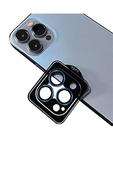 Apple iPhone 11 Pro Uyumlu CL-09 ​​​​Kamera Lens Koruyucu Kolay Takma Aparatlı