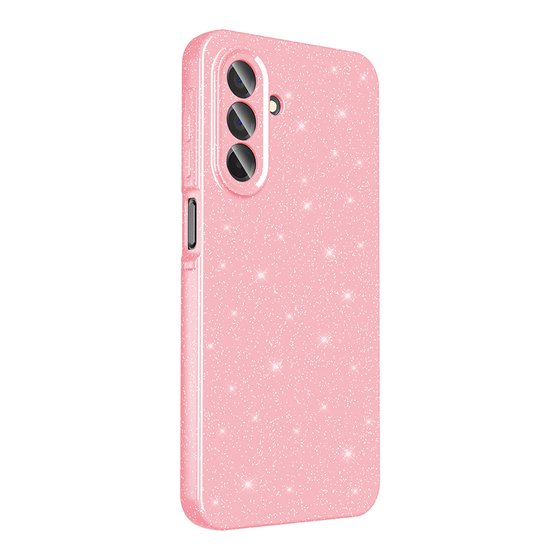 Galaxy A26 Kılıf Kamera Korumalı Simli Parıltılı Lüks Silikon