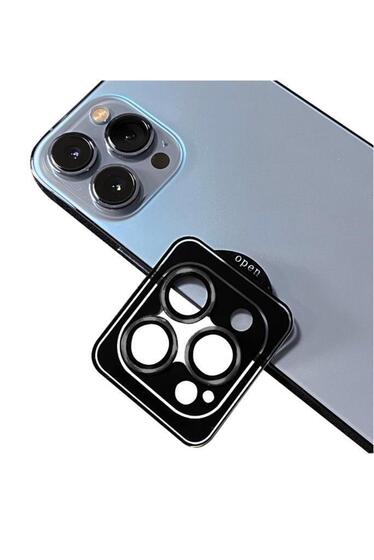 Apple iPhone 11 Pro Max Uyumlu CL-09 ​​​​Kamera Lens Koruyucu Kolay Takma Aparatlı