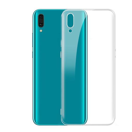 Huawei Y6 2019 Ultra İnce 0.2 mm ve Esnek Şeffaf Silikon Kılıf