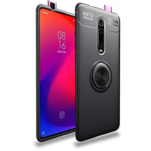 Xiaomi Mi 9T Yüzüklü Stantlı Manyetikli Kamera Korumalı Kılıf