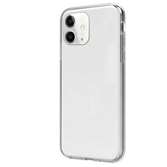 iPhone 12 Kılıf 360 Tam Koruma Şeffaf Silikon