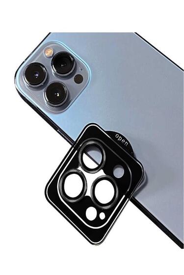 Apple iPhone 14 Pro Uyumlu CL-09 ​​​​Kamera Lens Koruyucu Kolay Takma Aparatlı