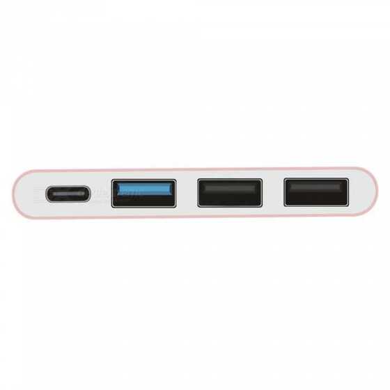 Benks U23 Type-C to USB Çoğaltıcı 3 in 1 (Type-C + USB 3.0 + USB 2.0) Dönüştürücü Adaptör