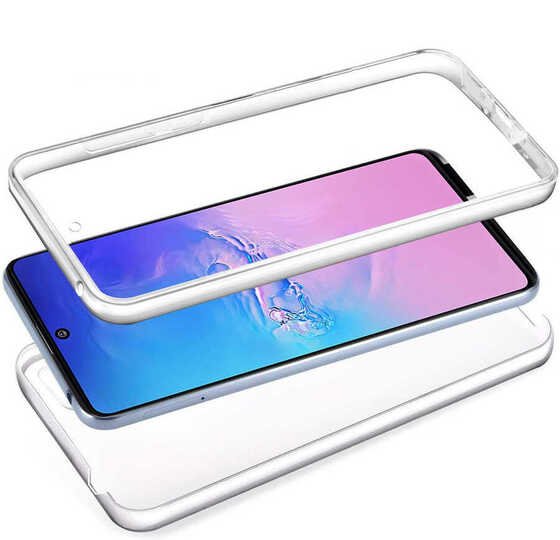 Xiaomi Redmi 9T Kılıf 360 Tam Koruma Şeffaf Silikon