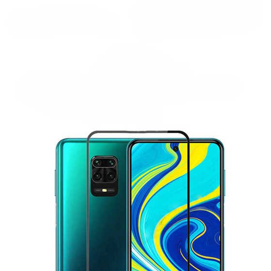 Redmi Note 9S Kenarları Kırılmaya Dayanıklı Cam Ekran Koruyucu