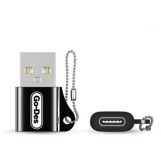 Go Des GD-CT028 Type-C To USB 3.0 Dönüştürücü Çevirici Adaptör Tak & Çalıştır