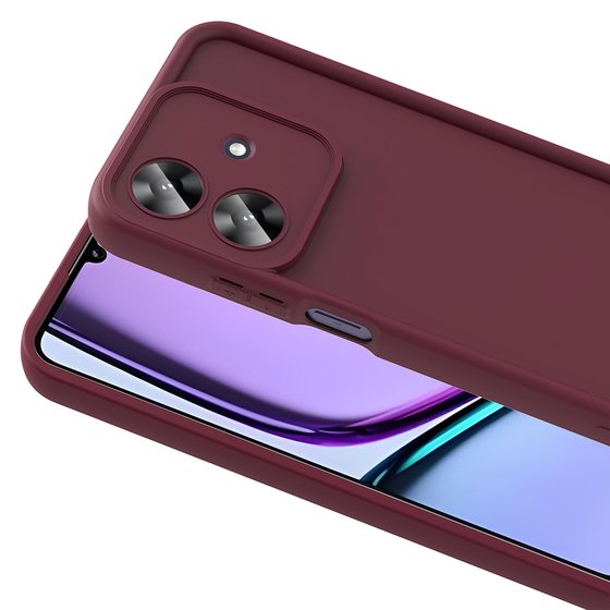 Realme Note 60 Kılıf Kamera Korumalı Ananas Silikon Kapak