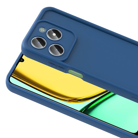 Realme C61 Kılıf Kamera Korumalı Ananas Silikon Kapak