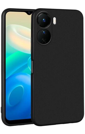 Vivo Y16 Kılıf Kamera Çıkıntılı Soft Silikon