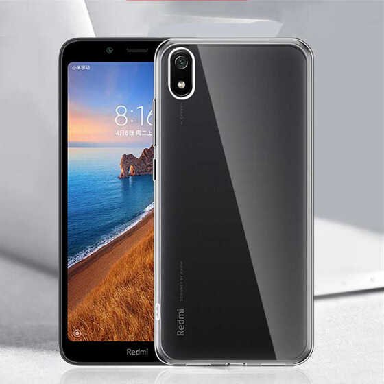 Xiaomi Redmi 7A İnce Mat Sararmaz Şeffaf Süper Silikon Kılıf