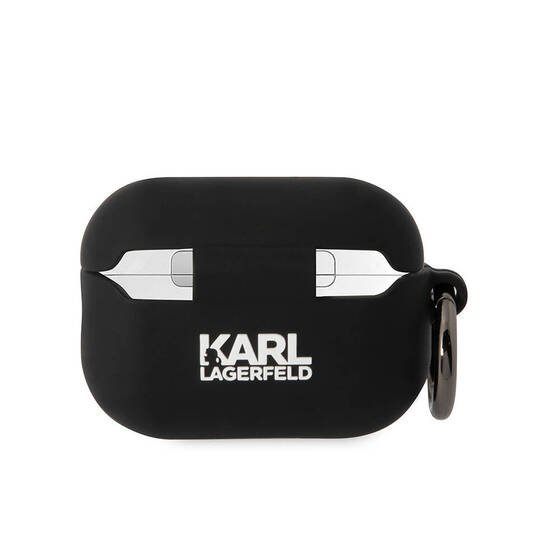 Apple Airpods Pro 2 Kılıf Karl Lagerfeld Orjinal Lisanslı Karl & Choupette 3D Silikon Kapak