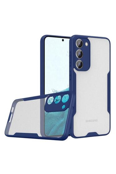 Galaxy S23 Kılıf Kamera Korumalı Arkası Şeffaf Silikon