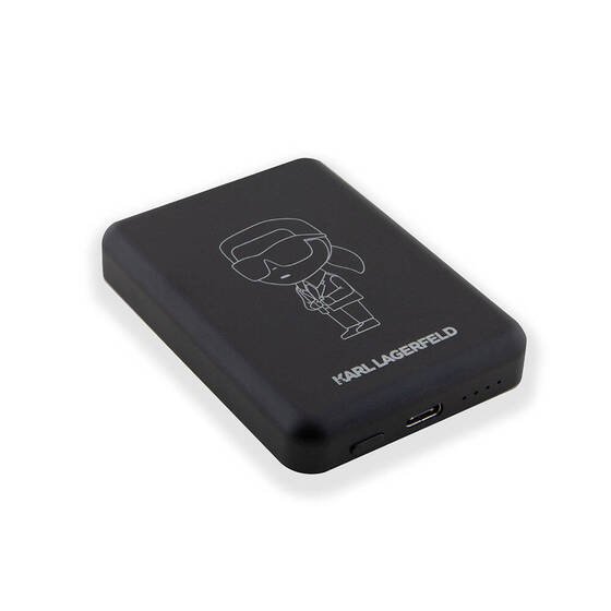 Karl Lagerfeld Led Işıklı Göstergeli Magsafe Magnetik Orjinal Lisanslı Powerbank 3000 Mah