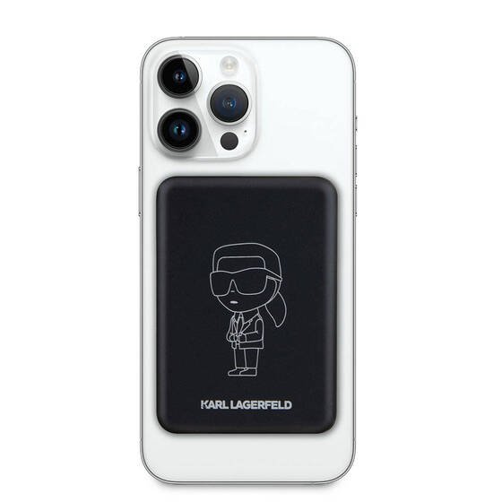 Karl Lagerfeld Led Işıklı Göstergeli Magsafe Magnetik Orjinal Lisanslı Powerbank 3000 Mah