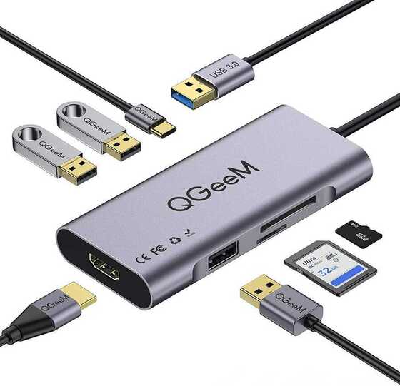 Qgeem QG-UH07-A Usb 3.0 Hub