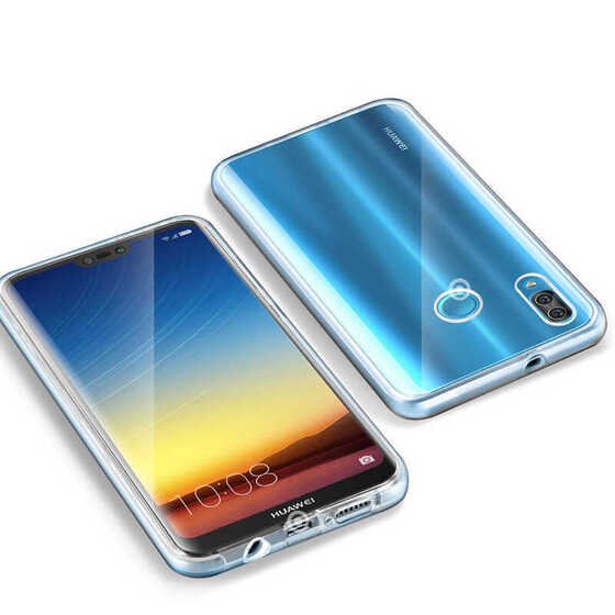 Huawei P20 Lite Kılıf  360 Tam Koruma Şeffaf Silikon