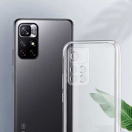 Xiaomi Redmi Note 11 Kılıf Kamera Korumalı Süper Silikon