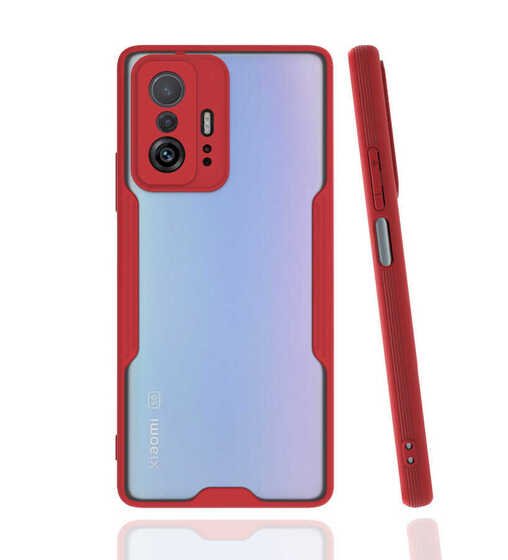 Xiaomi Mi 11T Pro 5G Kılıf ​​kamera Korumalı Arkası Şeffaf Silikon