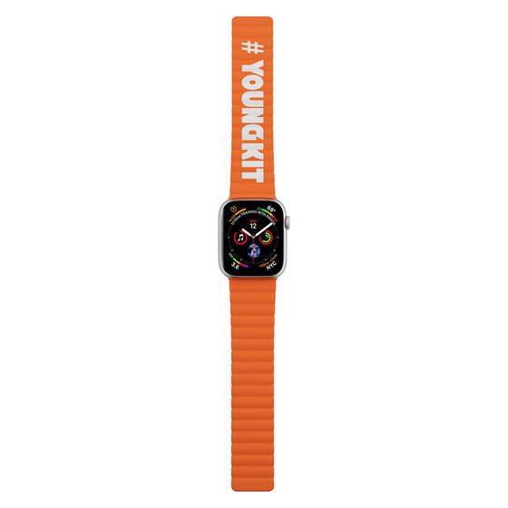 Apple Watch 38mm Kordon Youngkit Classical Magnetik Tak Çıkar Silikon Strap Kayış