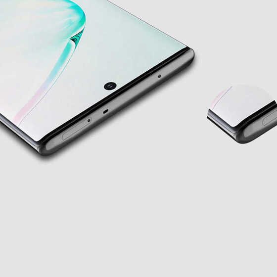 Galaxy Note 10 Eğimli Süper Pet Ekran Koruyucu Jelatin