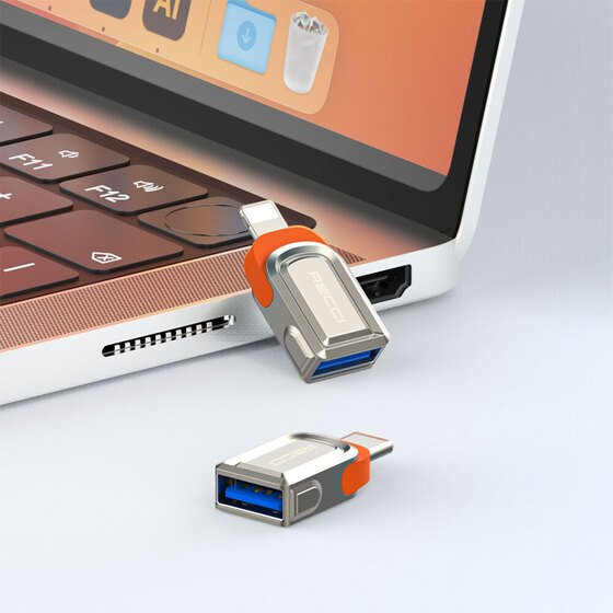 Recci RDS-A16C Ultra Hızlı Veri Aktarıcı Adaptör USB 3.0 to Type-C OTG