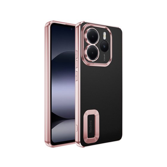 Redmi Note 14 5G Kılıf Köşeleri Renkli Şeffaf Kamera Korumalı Silikon Luxury Kapak