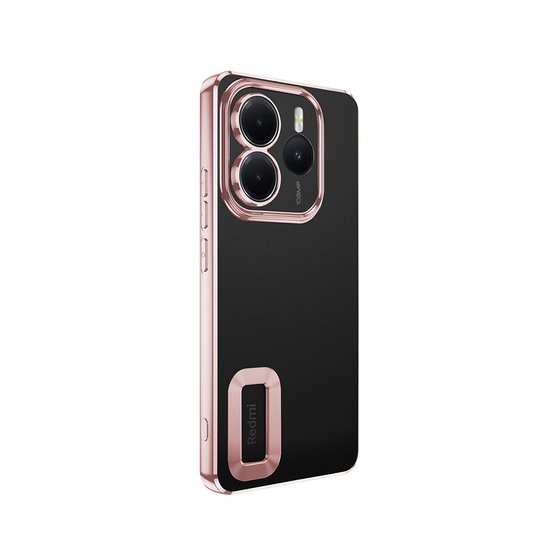 Redmi Note 14 5G Kılıf Köşeleri Renkli Şeffaf Kamera Korumalı Silikon Luxury Kapak