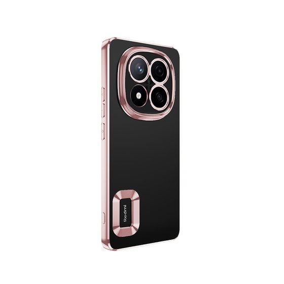 Redmi Note 14 Pro 4G Kılıf Köşeleri Renkli Şeffaf Kamera Korumalı Silikon Luxury Kapak