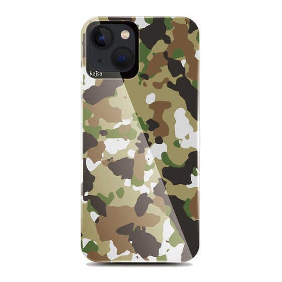 Apple iPhone 13 Kılıf Asker Desenli Kajsa Camo Kapak