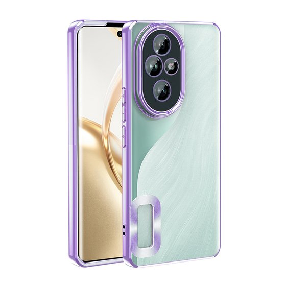 Honor 200 Kılıf Köşeleri Renkli Şeffaf Kamera Korumalı Silikon Luxury Kapak
