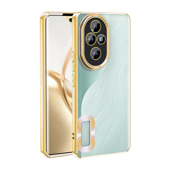 Honor 200 Pro Kılıf Köşeleri Renkli Şeffaf Kamera Korumalı Silikon Luxury Kapak