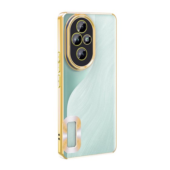 Honor 200 Pro Kılıf Köşeleri Renkli Şeffaf Kamera Korumalı Silikon Luxury Kapak