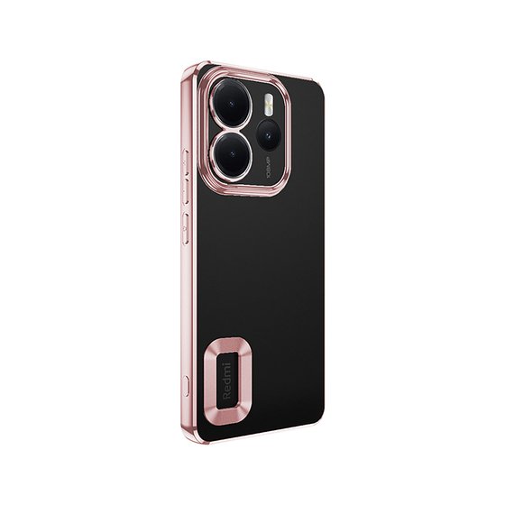Redmi Note 14 4G Kılıf Köşeleri Renkli Şeffaf Kamera Korumalı Silikon Luxury Kapak