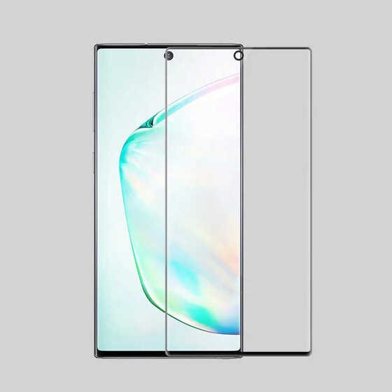 Galaxy Note 10 Plus Kavisli Süper Pet Ekran Koruyucu Jelatin