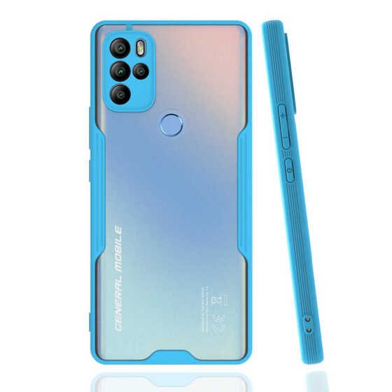 General Mobile GM 21 Pro Kılıf Kamera Korumalı Arkası Şeffaf Silikon
