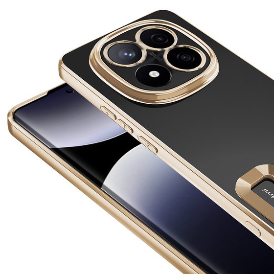 Redmi Note 14 Pro 5G Kılıf Köşeleri Renkli Şeffaf Kamera Korumalı Silikon Luxury Kapak