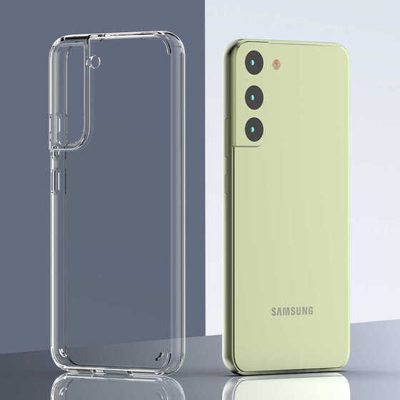 Galaxy S22 Plus Kılıf Şeffaf Lüx Ultra Koruma Silikon