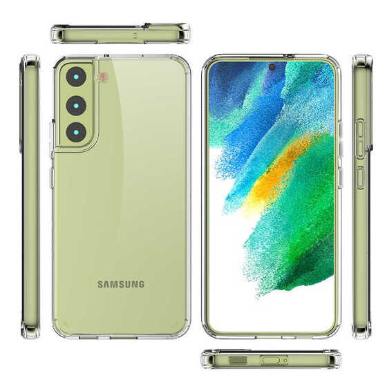 Galaxy S22 Plus Kılıf Şeffaf Lüx Ultra Koruma Silikon